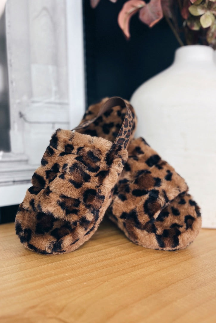 Cozy Catwalk Slippers 7 Leopard