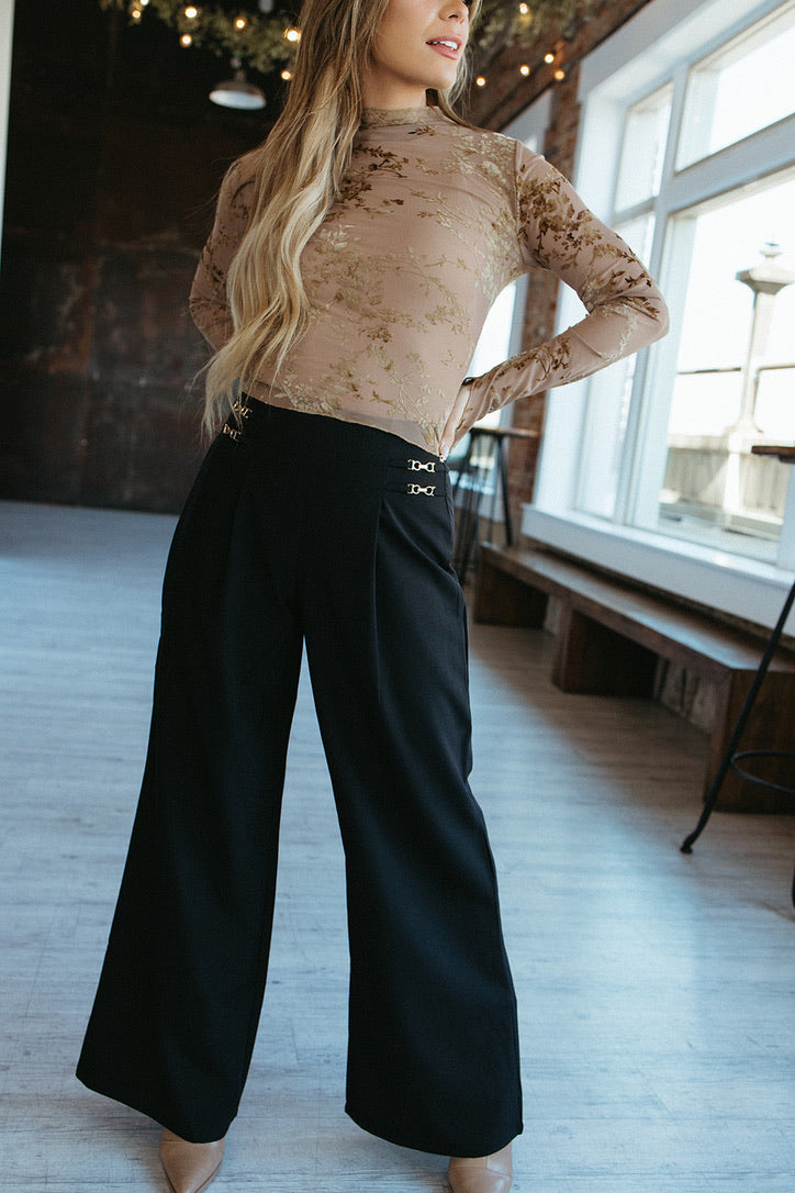 After Dark Pleated Pants