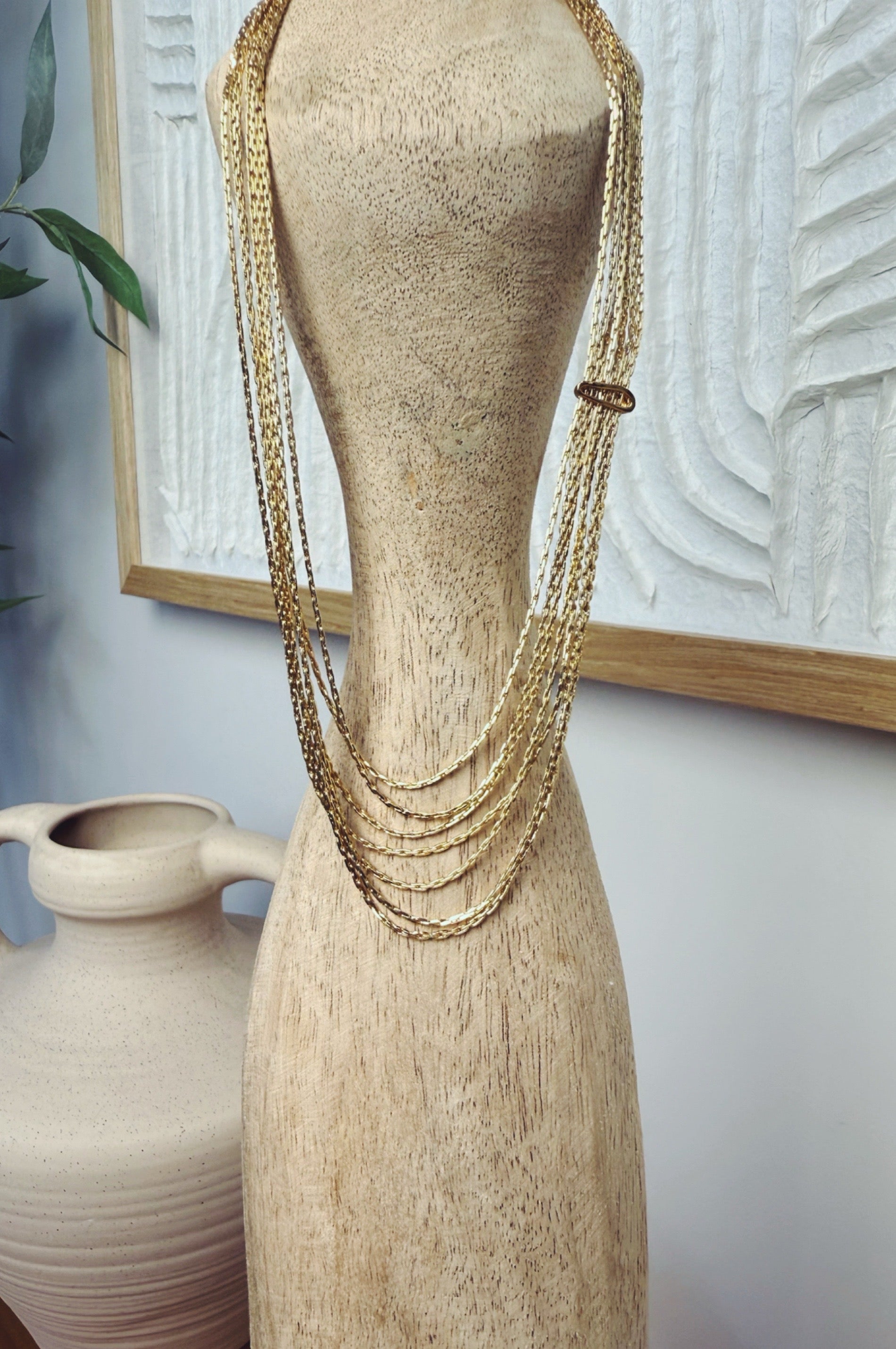 Shimmer Layered Necklace