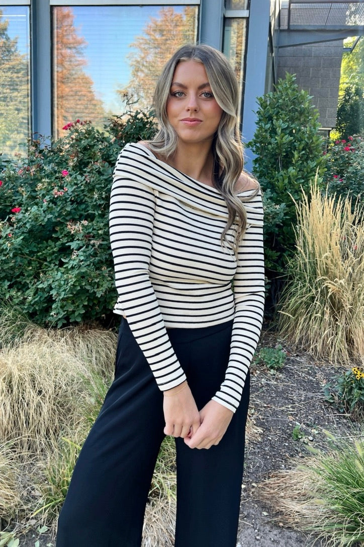 Tenley Striped Top