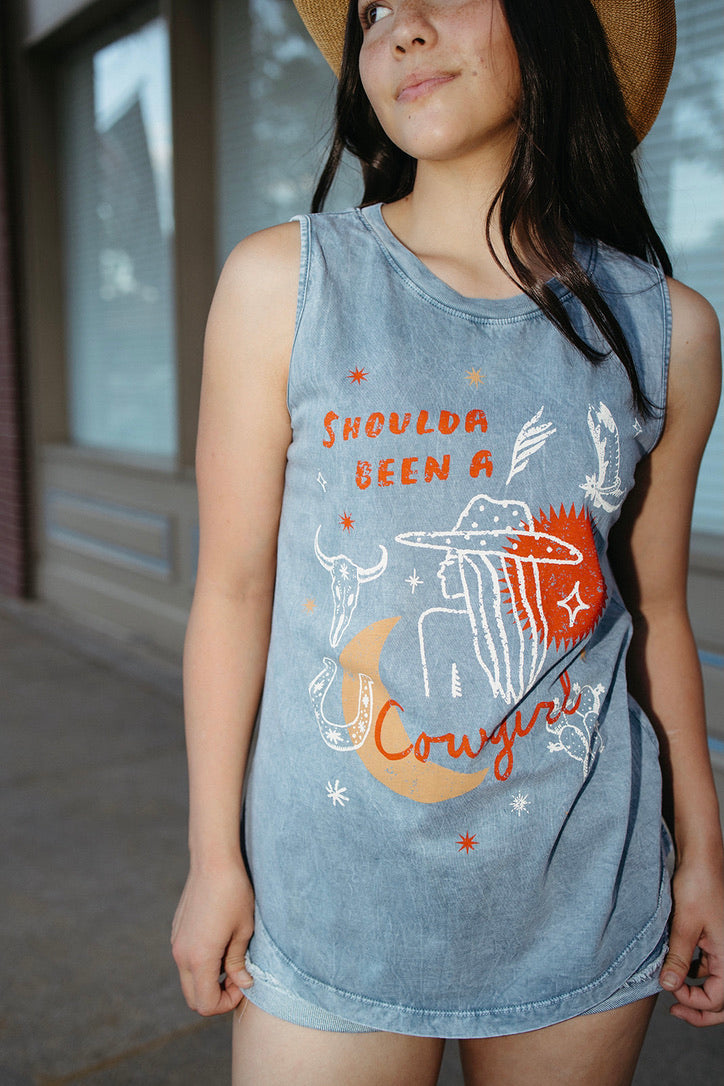 Shoulda Been a Cowgirl Tank Top