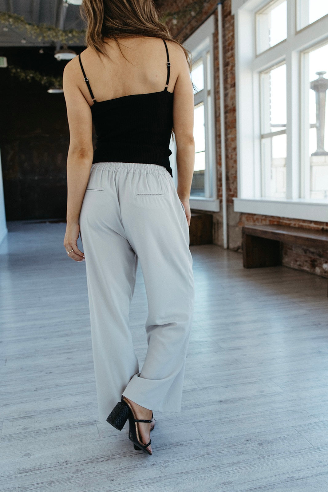 Concrete Cascade Wide Leg Pants