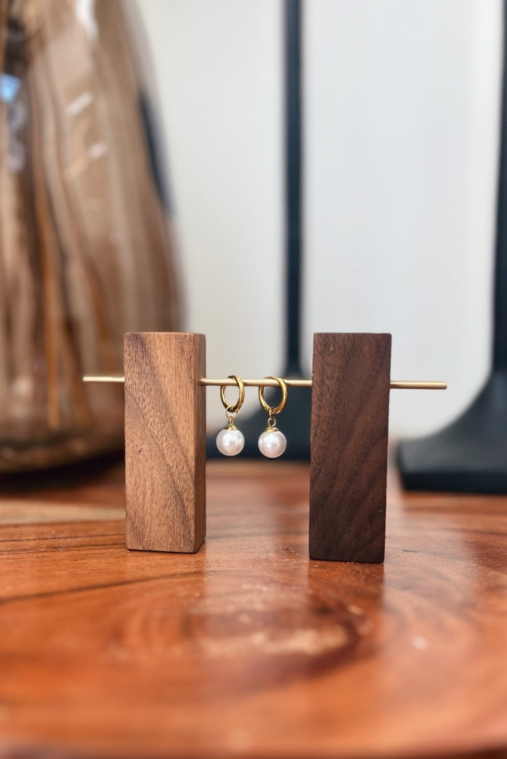 Luna Pearl Drop Earrings